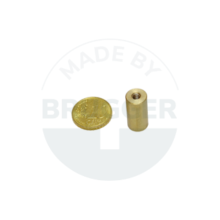 Bar gripp of NdFeB brass housing with internal thread  | © Brugger GmbH