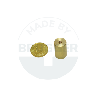 Bar gripp of NdFeB brass housing with internal thread  | © Brugger GmbH