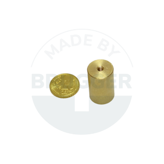 Bar gripp of NdFeB brass housing with internal thread  | © Brugger GmbH