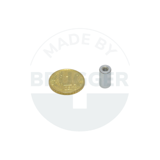 Pot magnet of NdFeB steel housing with threaded bush galvanised 6mm | © Brugger GmbH