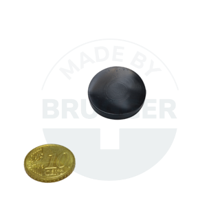 Rubber flap as protective cover for magnet systems ⌀20mm | © Brugger GmbH
